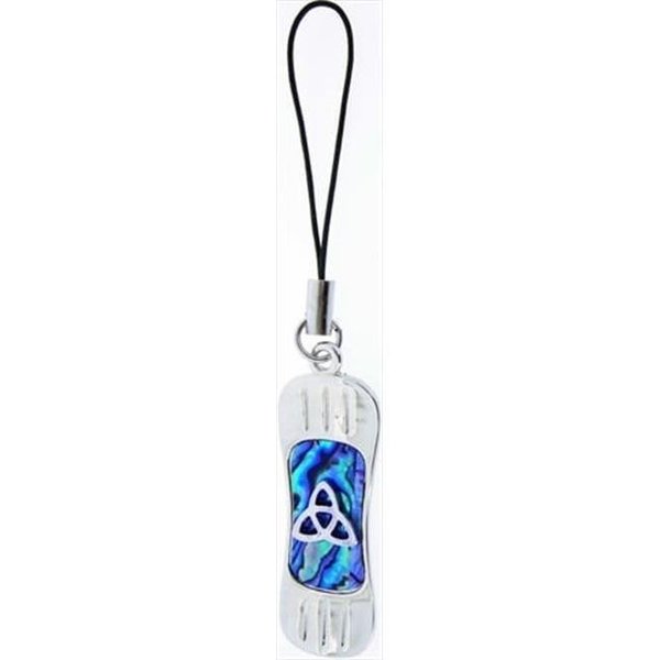 Fasttrack Cell Phone Strap Blue Paua Snowboard With Knots FA164248